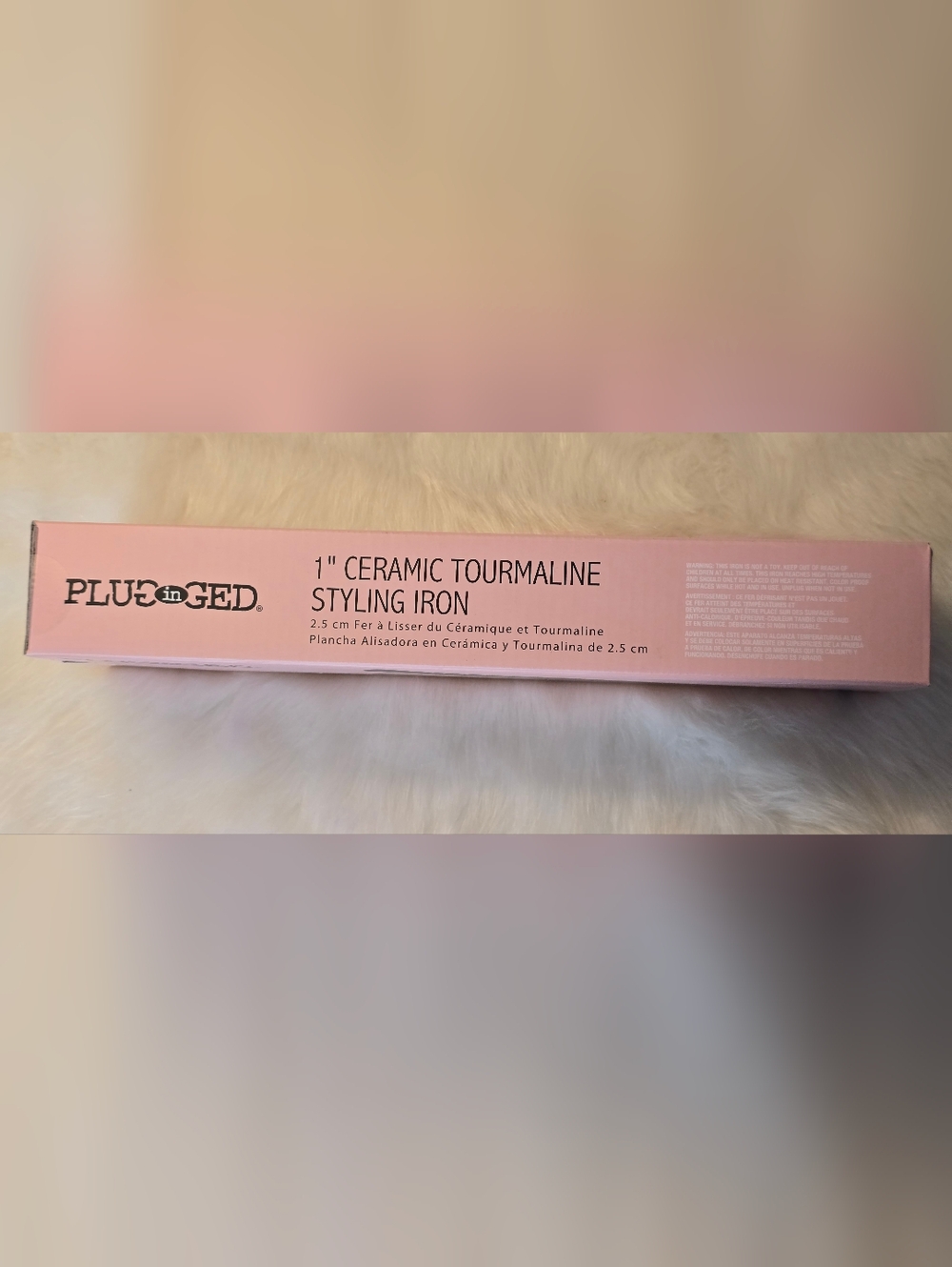 Plugged In HeatMaster 1 Inch Ceramic Tourmaline Flat Iron All hair types NIB - Picture 4 of 9